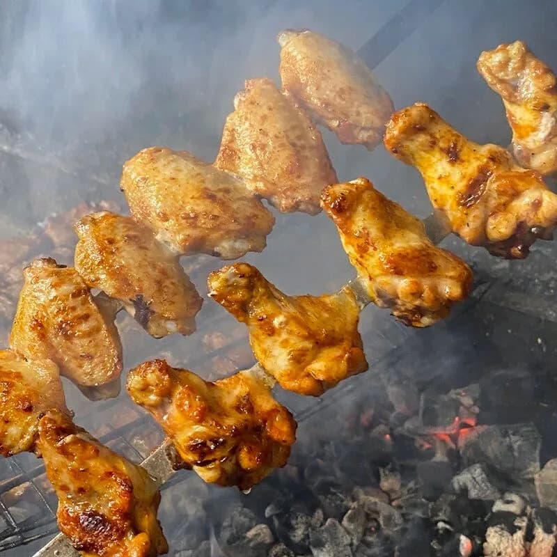 Шашлык из куриных крылышек
